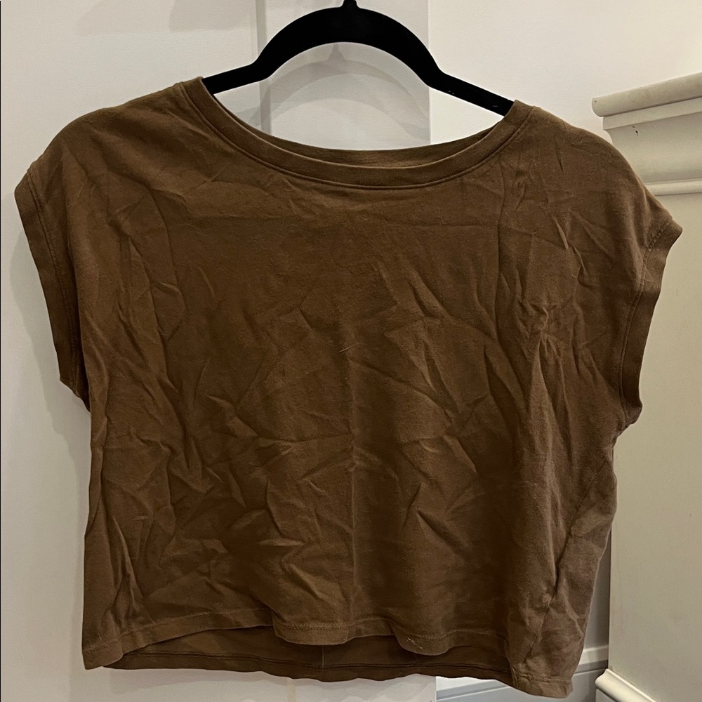 Madewell Casual Brown Women's Crop Top
